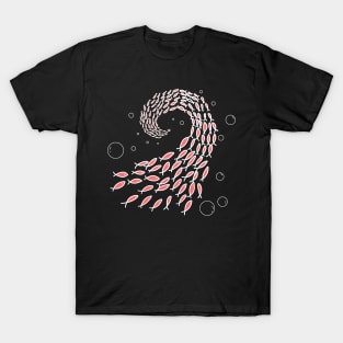 School of Fish - Pink T-Shirt